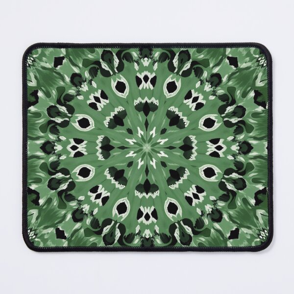 Item preview, Emerald green mandala symmetry designed and sold by Sigtrix.