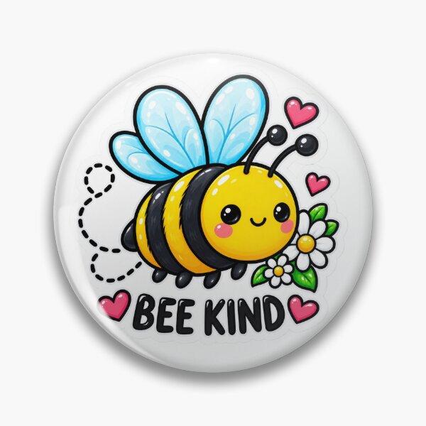 Item preview, Cute Happy Bee With Flowers designed and sold by Ucopop48.