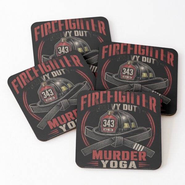 Item preview, Firefighter Heavy Duty Murder Yoga BJJ Art designed and sold by Martial-Art-23.