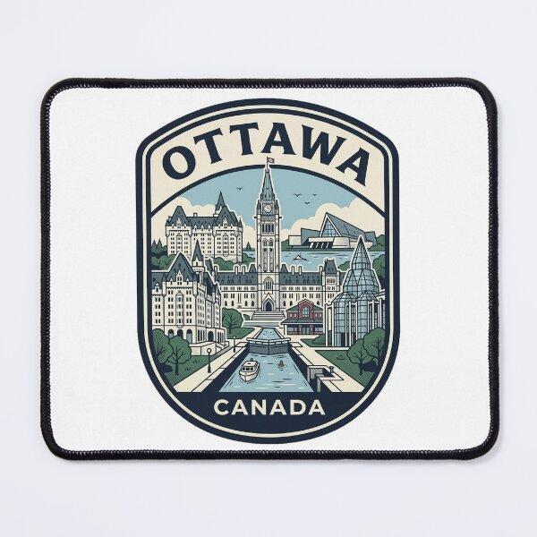 Item preview, Ottawa Canada Skyline Travel Badge designed and sold by k3rstman1.