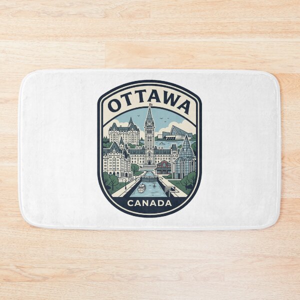Artikelvorschau, Ottawa, Kanada Skyline Reiseabzeichen entworfen und verkauft von k3rstman1.