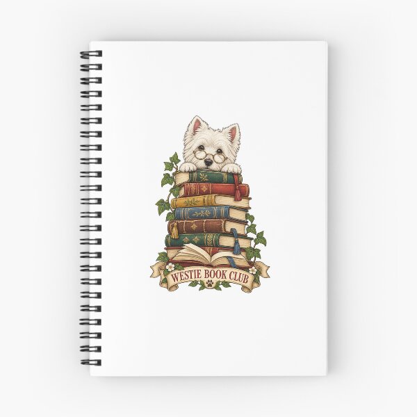 Item preview, Bookish Westie Dog Reading Lover Art designed and sold by AMICO77.