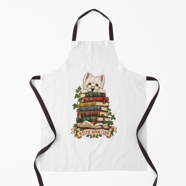Item preview, Bookish Westie Dog Reading Lover Art designed and sold by AMICO77.