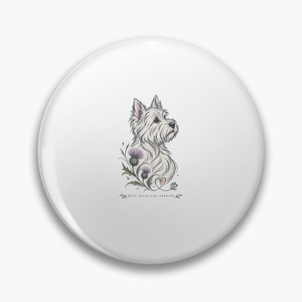 Item preview, Minimal Westie Dog Line Art designed and sold by AMICO77.