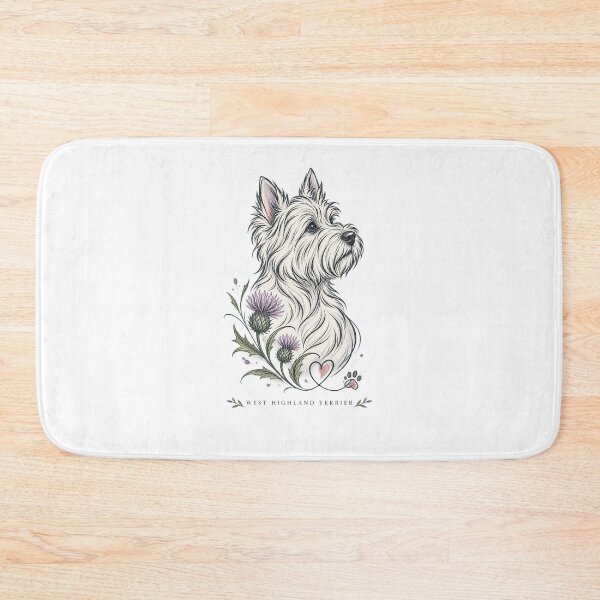 Item preview, Minimal Westie Dog Line Art designed and sold by AMICO77.