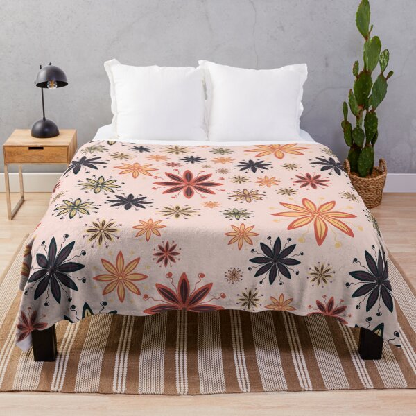 Item preview, Vintage Starburst Floral Seamless Pattern designed and sold by prapapon.