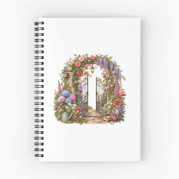 Item preview, Secret Garden Gate in Bloom designed and sold by AuudiVasustudio.