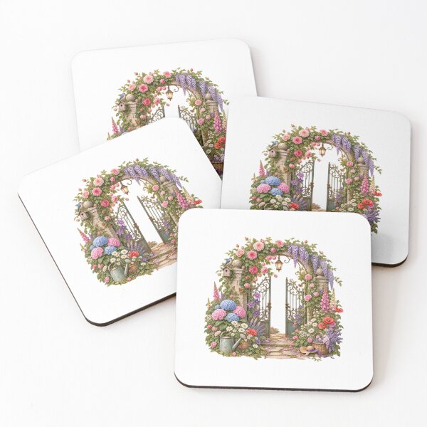 Item preview, Secret Garden Gate in Bloom designed and sold by AuudiVasustudio.