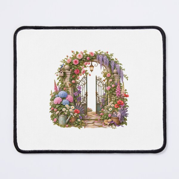 Item preview, Secret Garden Gate in Bloom designed and sold by AuudiVasustudio.