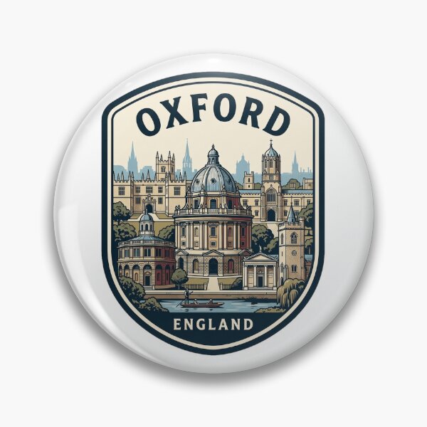 Item preview, Vintage Oxford England Travel Emblem Skyline designed and sold by k3rstman1.