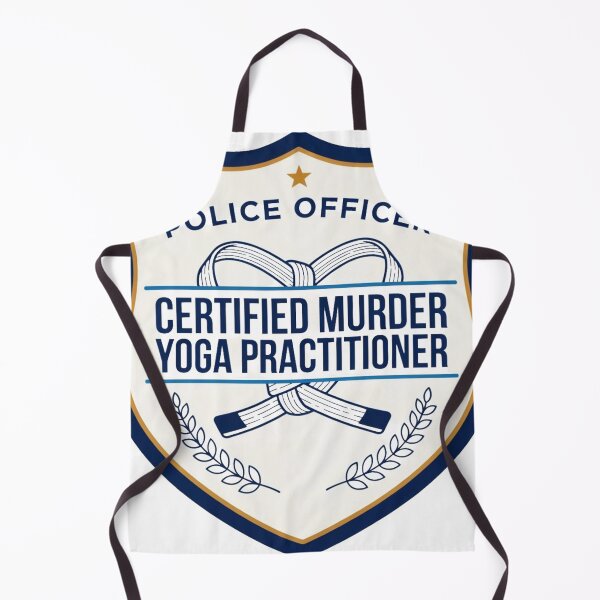 Item preview, Police Officer Murder Yoga BJJ Martial Artist designed and sold by Martial-Art-23.
