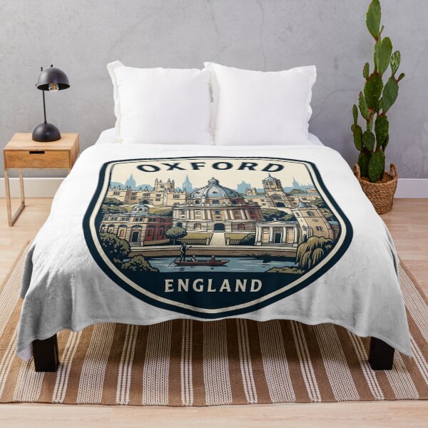 Item preview, Vintage Oxford England Travel Emblem Skyline designed and sold by k3rstman1.