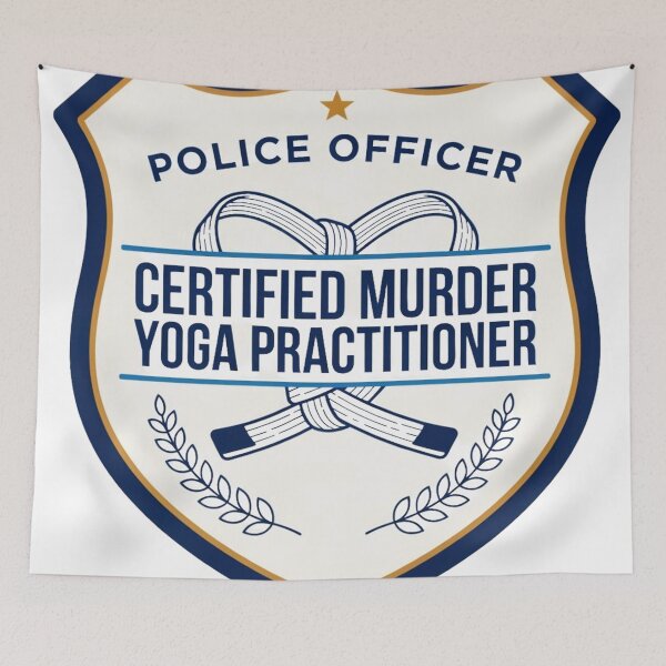 Item preview, Police Officer Murder Yoga BJJ Martial Artist designed and sold by Martial-Art-23.
