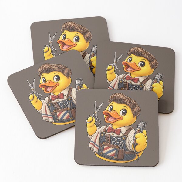 Item preview, Rubber Duck Barber – Vintage Edition designed and sold by BROHLine Studio.