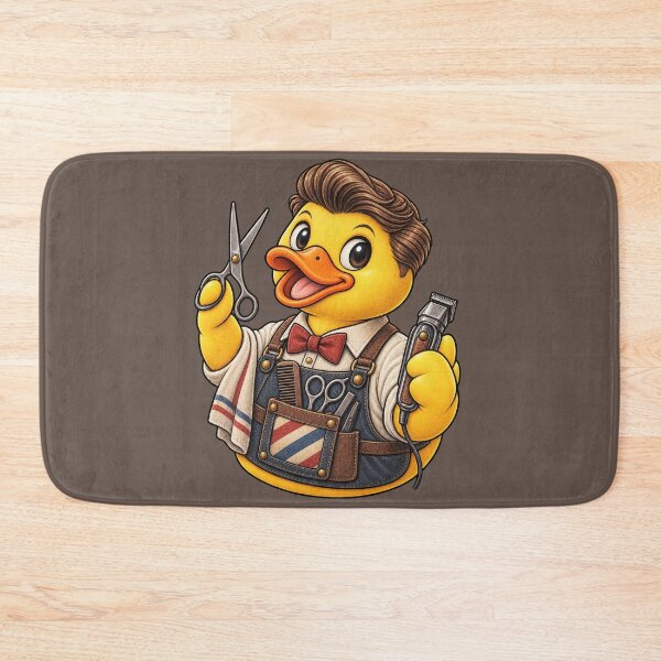 Item preview, Rubber Duck Barber – Vintage Edition designed and sold by BROHLine Studio.