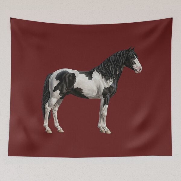 Item preview, A realistic illustration of the Abaco horse designed and sold by Cheval-de-coeur.