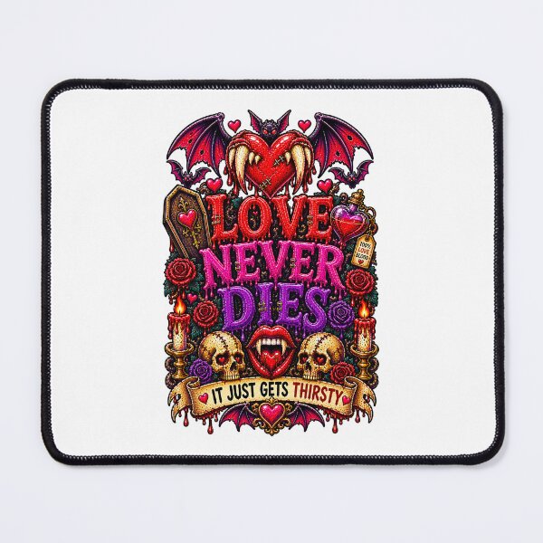 Item preview, DARK LOVE ❤️ - MONSTER ROMANCE COLLETION - VAMPIRE LOVE - LOVE NEVER DIES - IT JUST GETS THIRSTY designed and sold by WheelieGdArt.