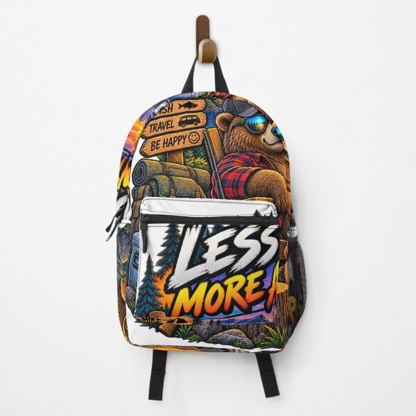 Item preview, Funny Bear Shirt – Less Work More Adventures Outdoor Camping Bear designed and sold by Molli98.