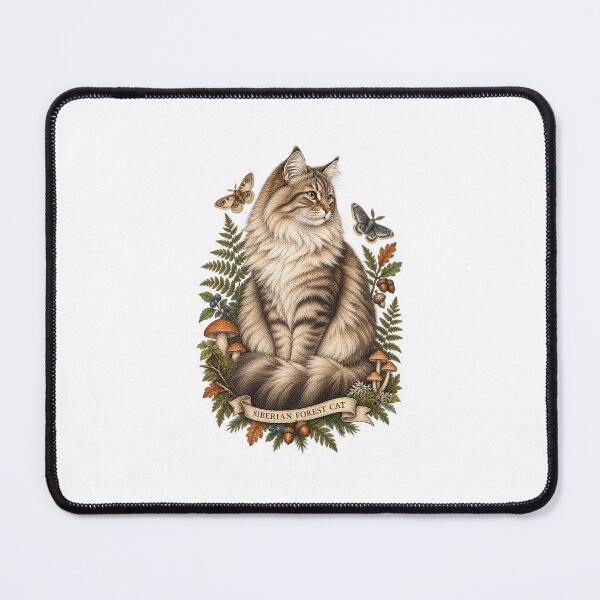 Item preview, Siberian Forest Cat Naturalist Art designed and sold by AMICO77.
