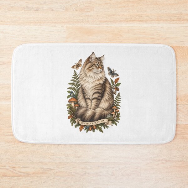 Item preview, Siberian Forest Cat Naturalist Art designed and sold by AMICO77.