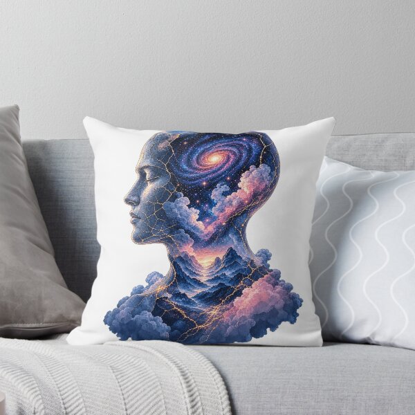 Item preview, Cosmic Mind Galaxy Head | Universe Within Surreal Art designed and sold by RobertArt08.