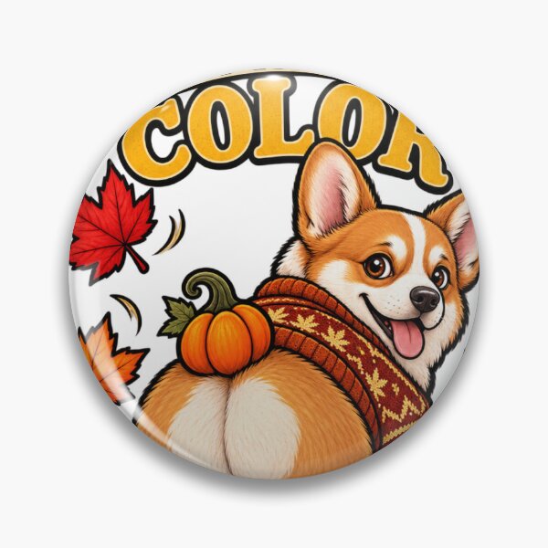 Artikelvorschau, Fall Is My Favorite Color Corgi | Cute Corgi Butt Pumpkin Fall Dog entworfen und verkauft von KnrNazimTHRE4DS.