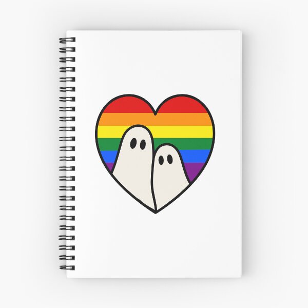 Item preview, Pride Ghost love – Kawaii Halloween LGBTQ Heart designed and sold by Cannaxes Studio.