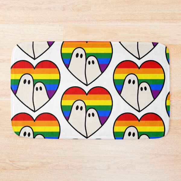 Item preview, Pride Ghost love – Kawaii Halloween LGBTQ Heart designed and sold by Cannaxes Studio.