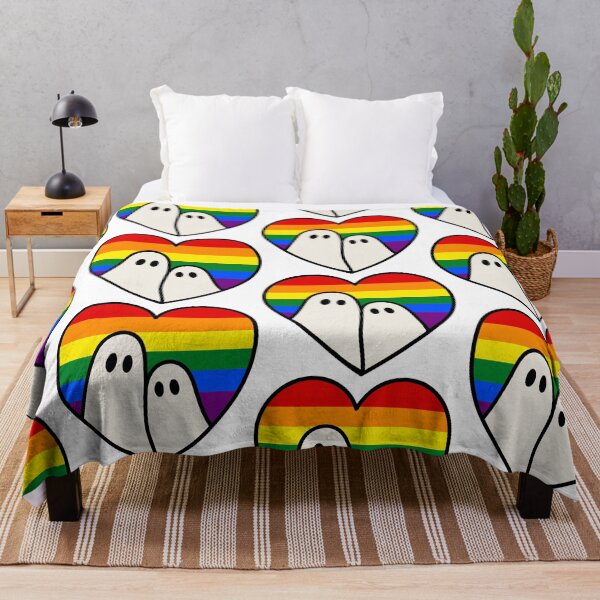 Item preview, Pride Ghost love – Kawaii Halloween LGBTQ Heart designed and sold by Cannaxes Studio.