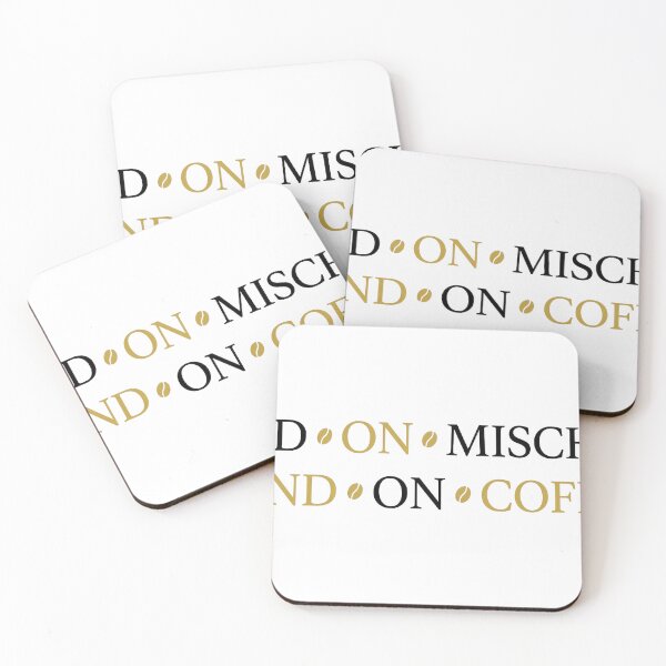 Item preview, MIND ON MISCHIEF, HAND ON COFFEE designed and sold by Nacrot.
