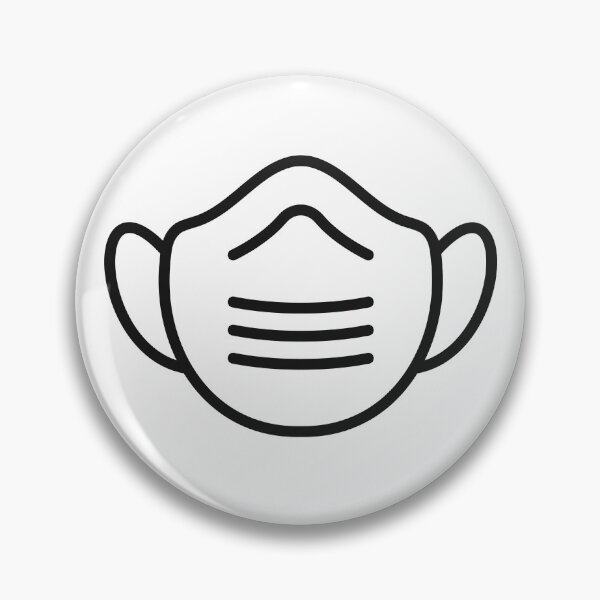 Item preview, Protective Face Mask Line Icon designed and sold by VectorForge Studio.