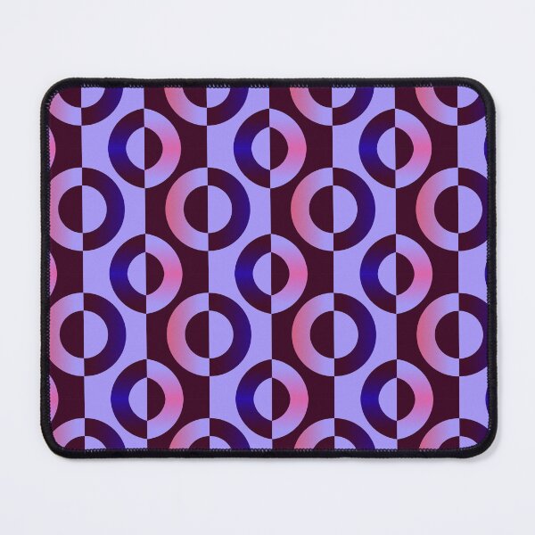 Item preview, Retro Neon Circles Geometric Pattern designed and sold by Zaya_art.