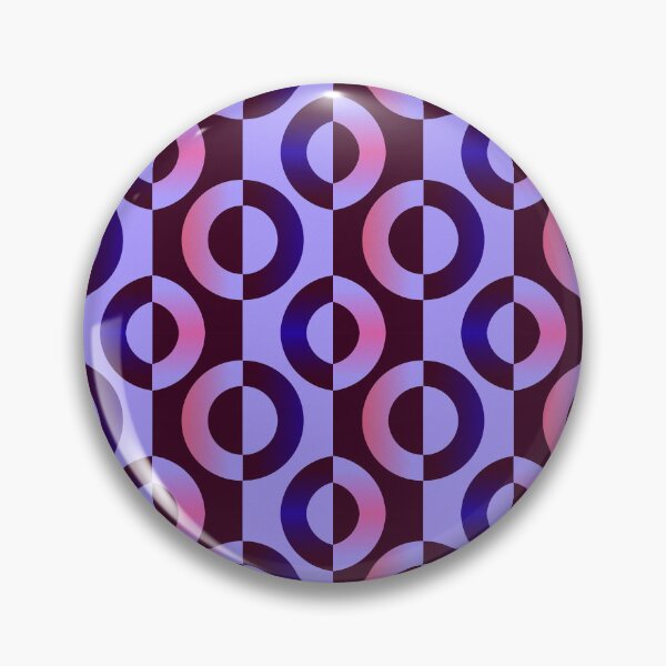 Item preview, Retro Neon Circles Geometric Pattern designed and sold by Zaya_art.