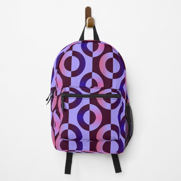 Item preview, Retro Neon Circles Geometric Pattern designed and sold by Zaya_art.