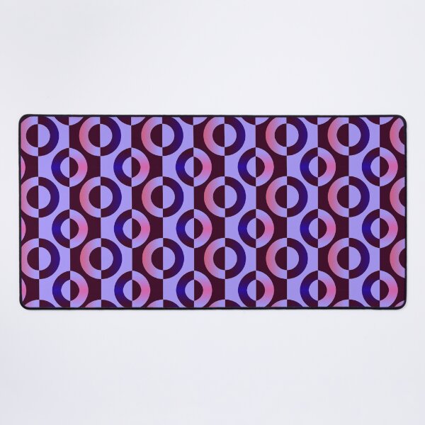 Item preview, Retro Neon Circles Geometric Pattern designed and sold by Zaya_art.