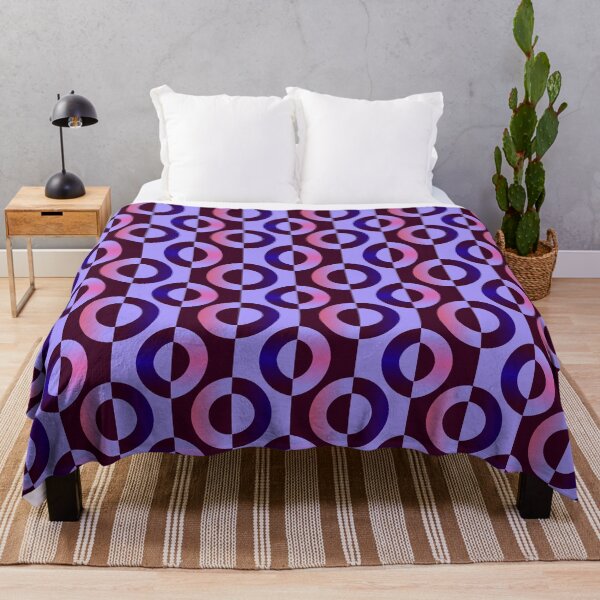 Item preview, Retro Neon Circles Geometric Pattern designed and sold by Zaya_art.