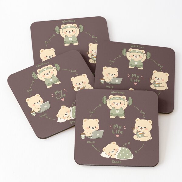 Item preview, My Life Loop Cycle | Cute Character Design designed and sold by MOCH- ART.