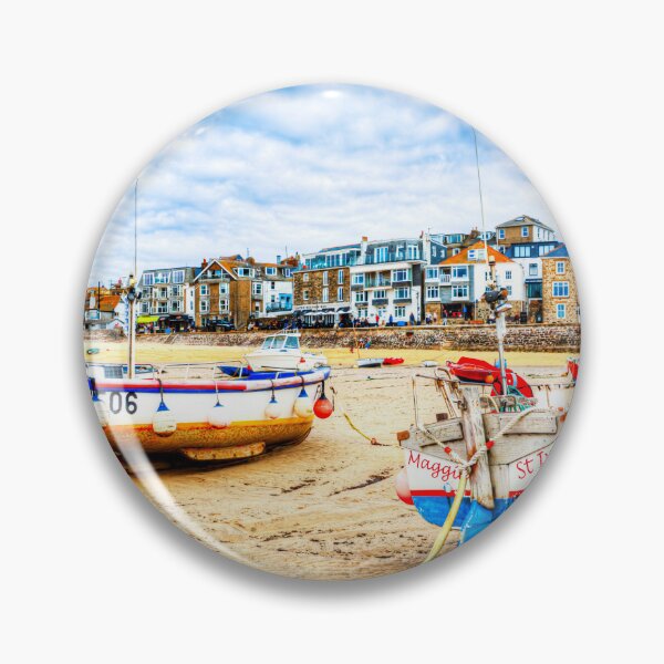 Item preview, St Ives Harbour Boats at Listing Low Tide, Cornwall, England designed and sold by Paul Thompson Photography.