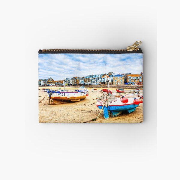 Item preview, St Ives Harbour Boats at Listing Low Tide, Cornwall, England designed and sold by Paul Thompson Photography.