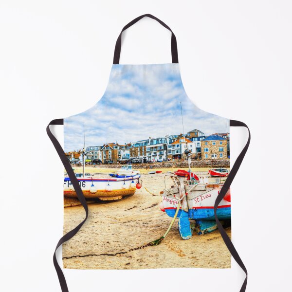 Item preview, St Ives Harbour Boats at Listing Low Tide, Cornwall, England designed and sold by Paul Thompson Photography.