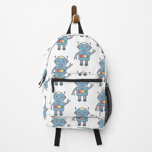 Item preview, Cute Robot Battery 95% Fully Charged Funny Sci-Fi Graphic T-Shirt designed and sold by BS Creations.