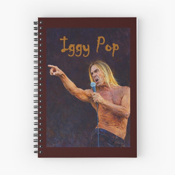 Artikelvorschau, Gemälde eines Iggy-Pop-Konzerts entworfen und verkauft von Halifaxartguy.