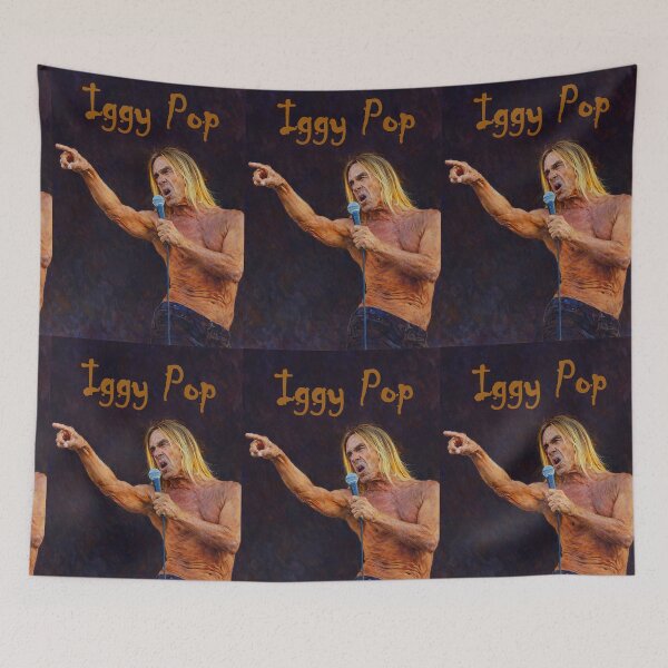 Item preview, Iggy Pop Concert Painting designed and sold by Halifaxartguy.