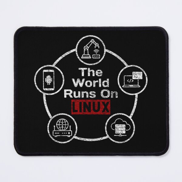 Item preview, The World Runs On Linux - Linux User designed and sold by WR Design.