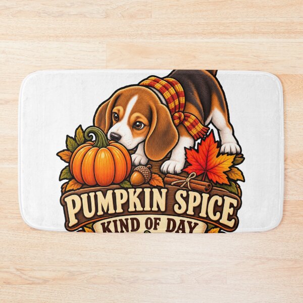 Artikelvorschau, Pumpkin Spice Kind Of Day Beagle | Cute Beagle Fall Thanksgiving Dog entworfen und verkauft von KnrNazimTHRE4DS.