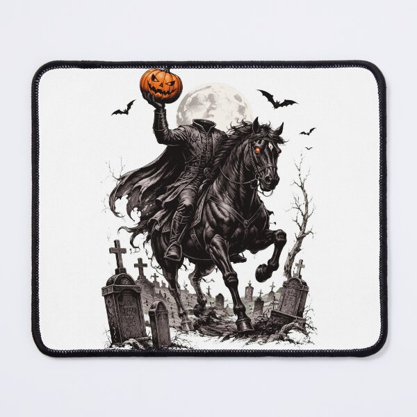Item preview, Spooky Horseman Halloween Graveyard Moon designed and sold by CourtneyC58877.