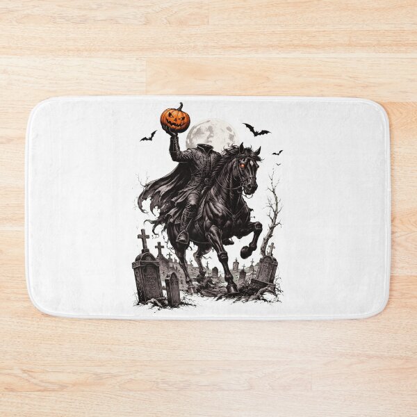 Item preview, Spooky Horseman Halloween Graveyard Moon designed and sold by CourtneyC58877.