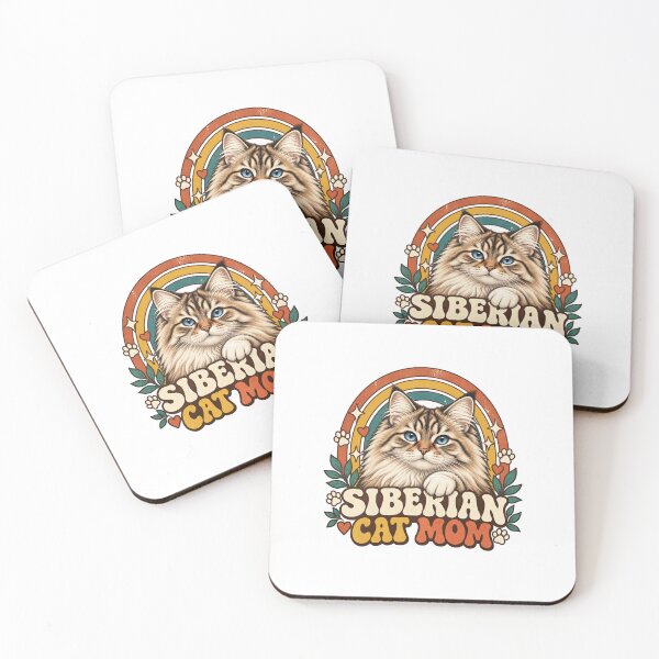 Item preview, Retro Siberian Cat Mom Art designed and sold by AMICO77.