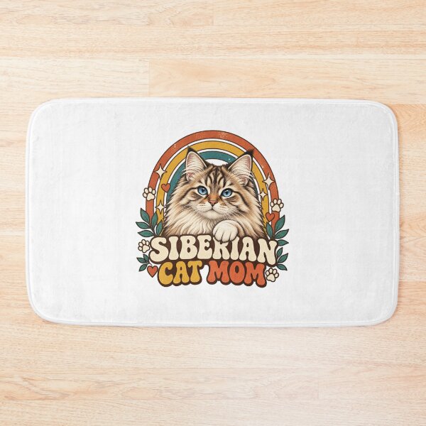 Item preview, Retro Siberian Cat Mom Art designed and sold by AMICO77.