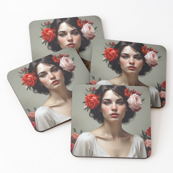 Item preview, Woman with flowers  designed and sold by MK26Designs.